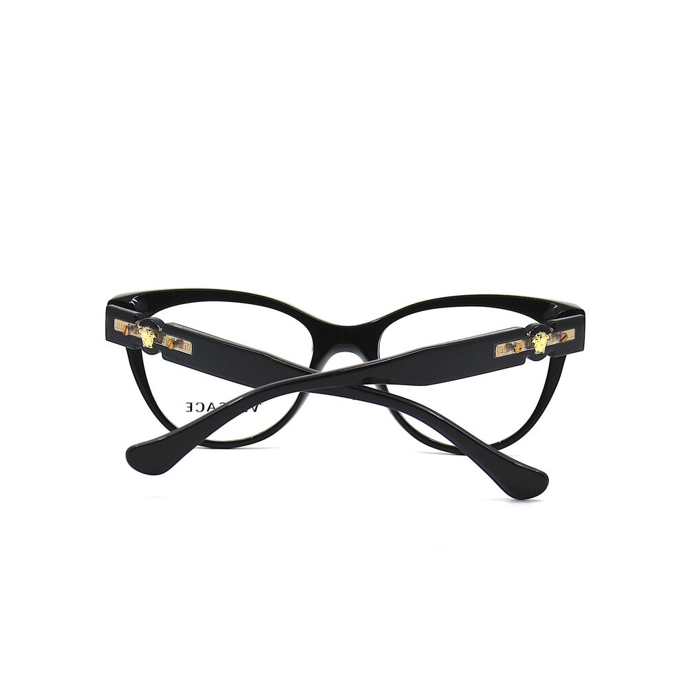 NEW VERSACE VE3304 GB1 BLACK AUTHENTIC EYEGLASSES FRAME - Picture 6 of 14